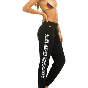 Woman’s size Large aviator nation char sweatpants